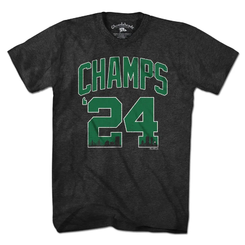 2024 Champs Boston Basketball Championship T-Shirt