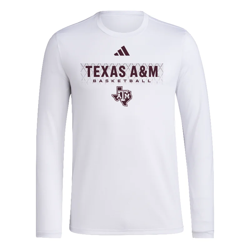 '24 Aggie Basketball L/S Pre-Game Tee - New!