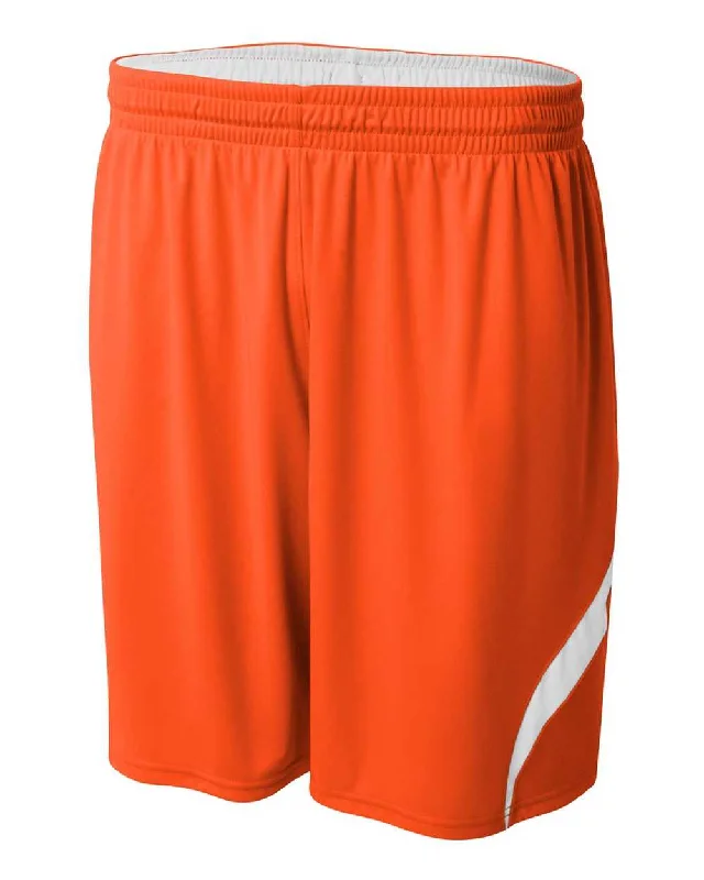 A4 N5364 Double Double Short - Orange White