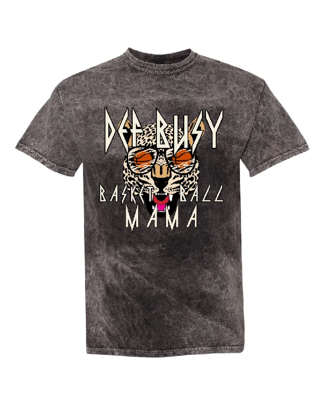 Acid Washed Def Busy Basketball Mama Tee/ Super Cute Dyed Tees - Unisex Sized/ BasketballLife