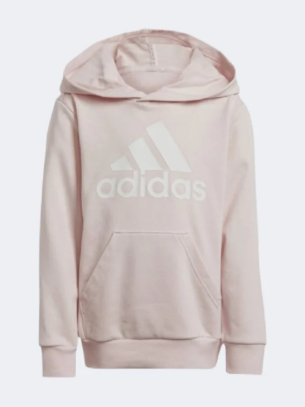 Adidas Brand Love Fleece Little-Girls Sportswear Hoody Pink/White