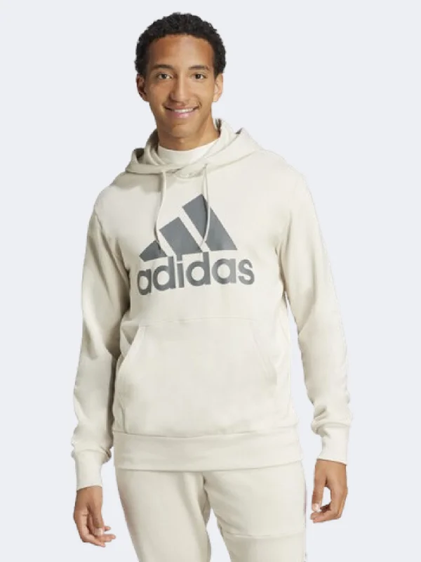 Adidas Essentials Big Logo Men Sportswear Hoody Alumina