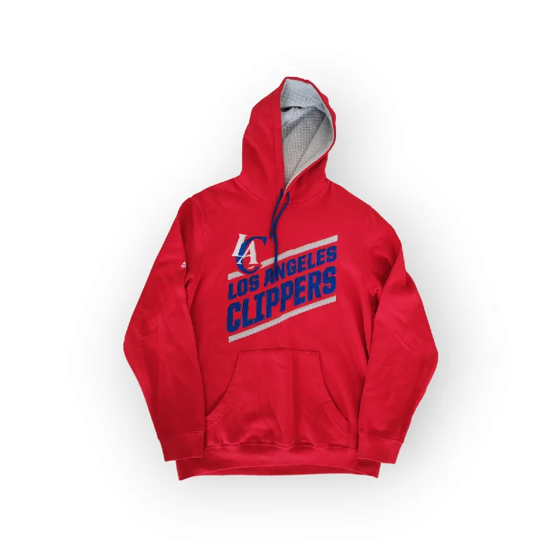 Adidas Los Angeles Clippers NBA Pullover Hoodie, Red, Size Small