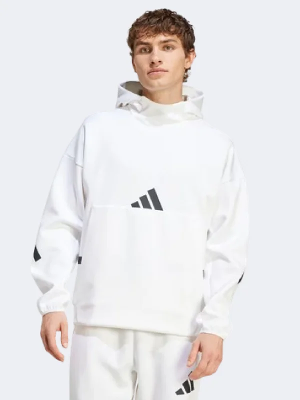 Adidas Z N E Men Sportswear Hoody White