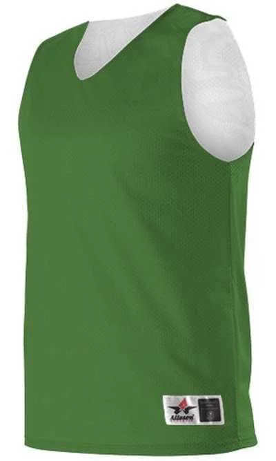 Alleson Athletic 560RY Youth Reversible Mesh Tank - Kelly White