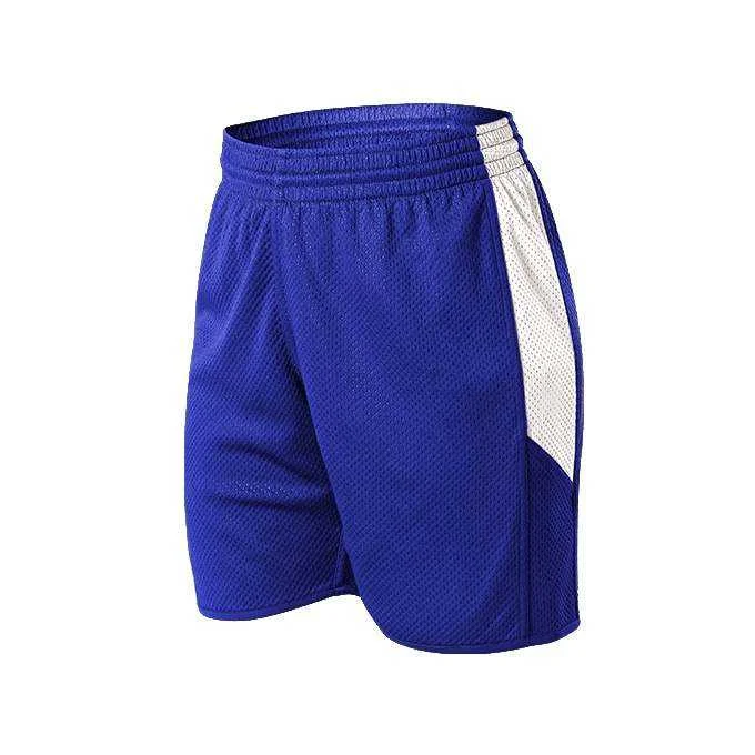 Alleson Athletic 589PSPW Womens Single Ply Reversible Short - Royal White