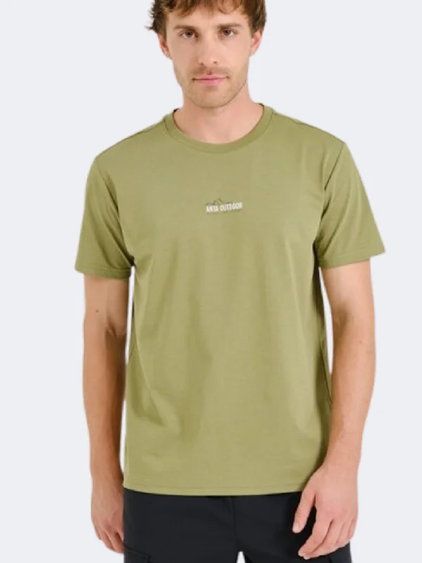 Anta Camping Men Outdoor T-Shirt Green