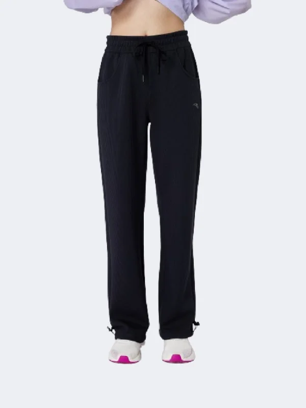 Anta Knit Women Training Pant Black