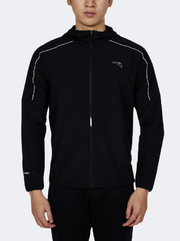 Anta Woven Men Running Jacket Black