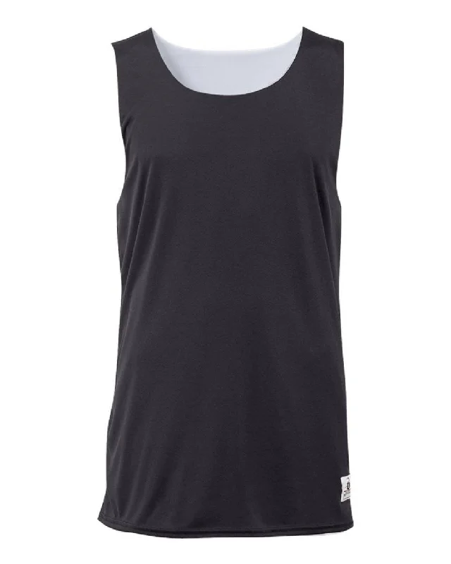 Badger Sport 2129 Youth B-Dry Reversible Tank - Black White