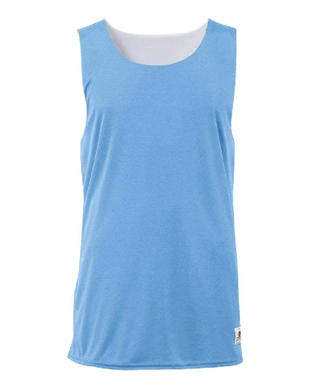 Badger Sport 2129 Youth B-Dry Reversible Tank - Columbia Blue White