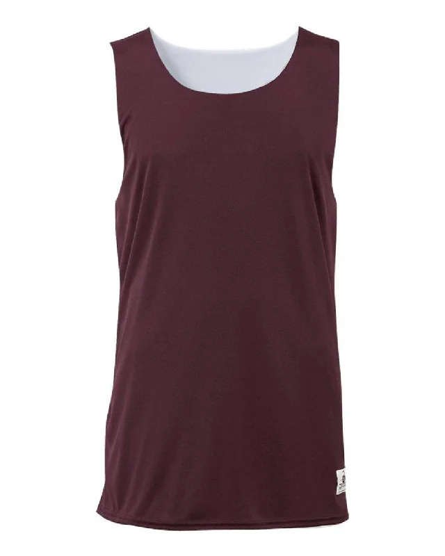 Badger Sport 2129 Youth B-Dry Reversible Tank - Maroon White