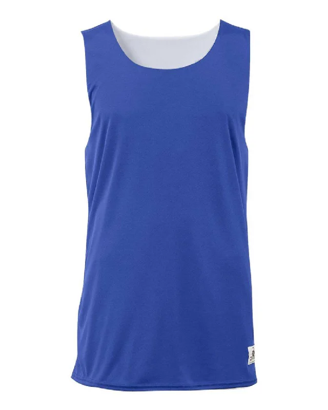 Badger Sport 2129 Youth B-Dry Reversible Tank - Royal White