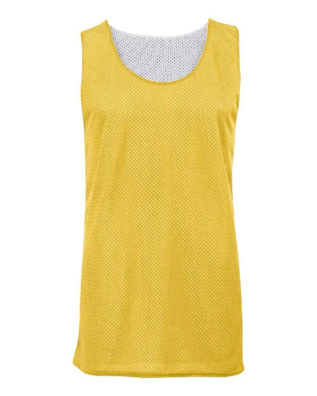 Badger Sport 2529 Youth Mesh Reversible Tank - Gold White