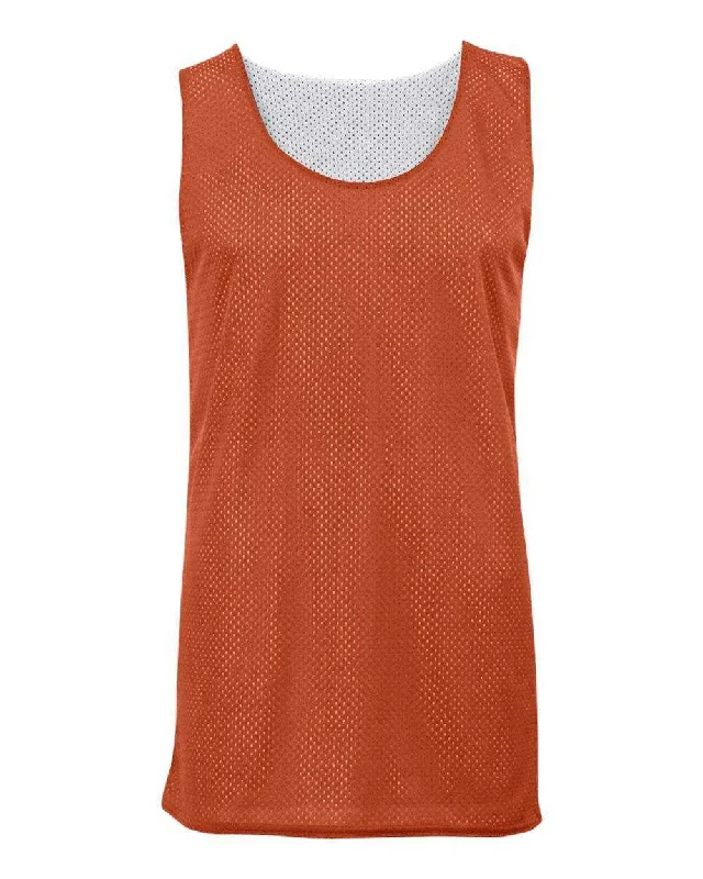 Badger Sport 2529 Youth Mesh Reversible Tank - Orange White