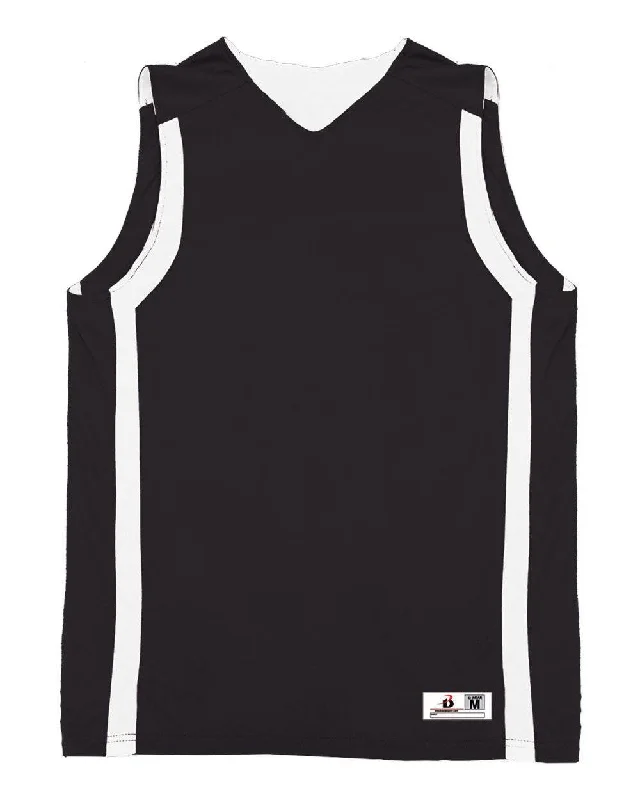 Badger Sport 2551 B-Slam Youth Reversible Tank - Black White