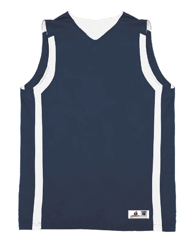 Badger Sport 2551 B-Slam Youth Reversible Tank - Navy White