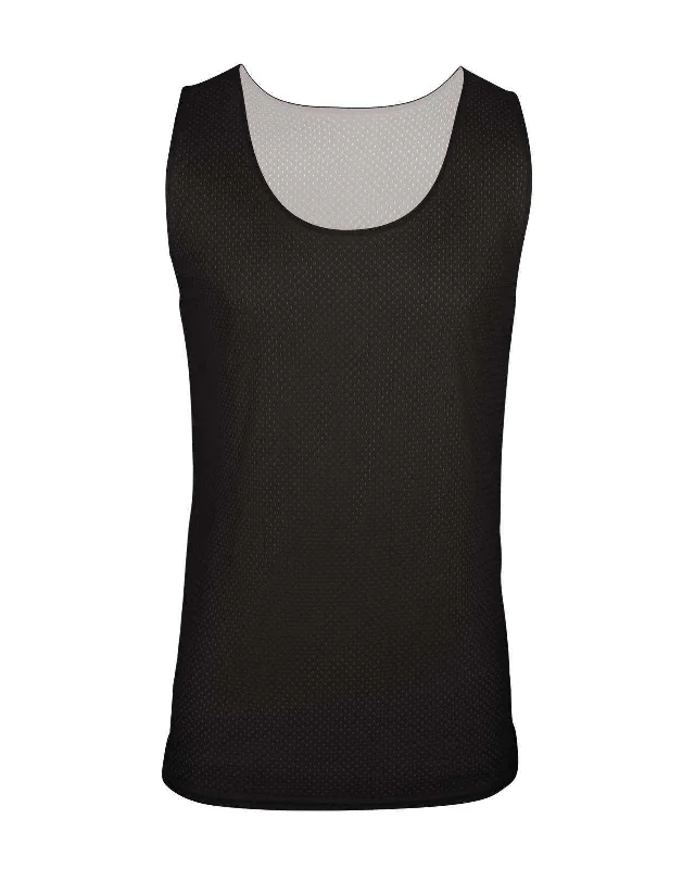 C2 Sport 5228 Reversible. Mesh Youth Tank  - Black White