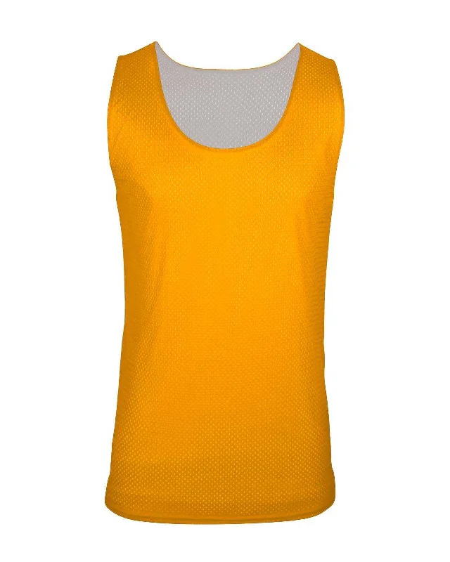 C2 Sport 5228 Reversible. Mesh Youth Tank  - Gold White