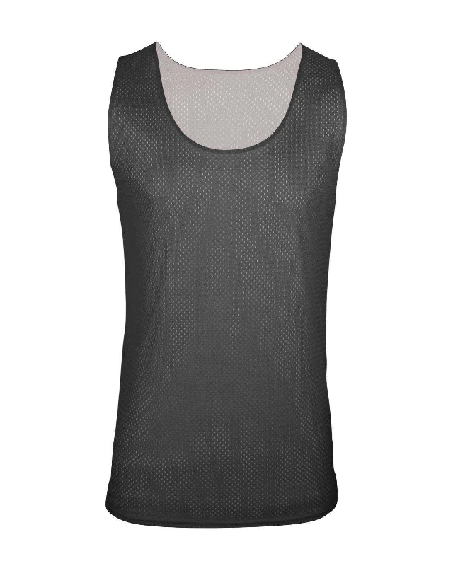 C2 Sport 5228 Reversible. Mesh Youth Tank  - Graphite White