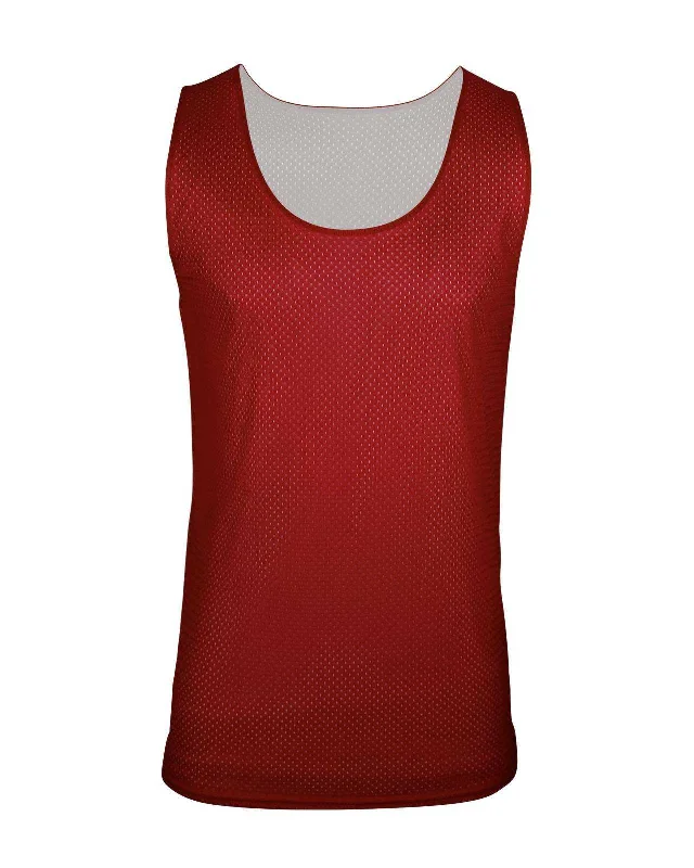 C2 Sport 5228 Reversible. Mesh Youth Tank  - Red White