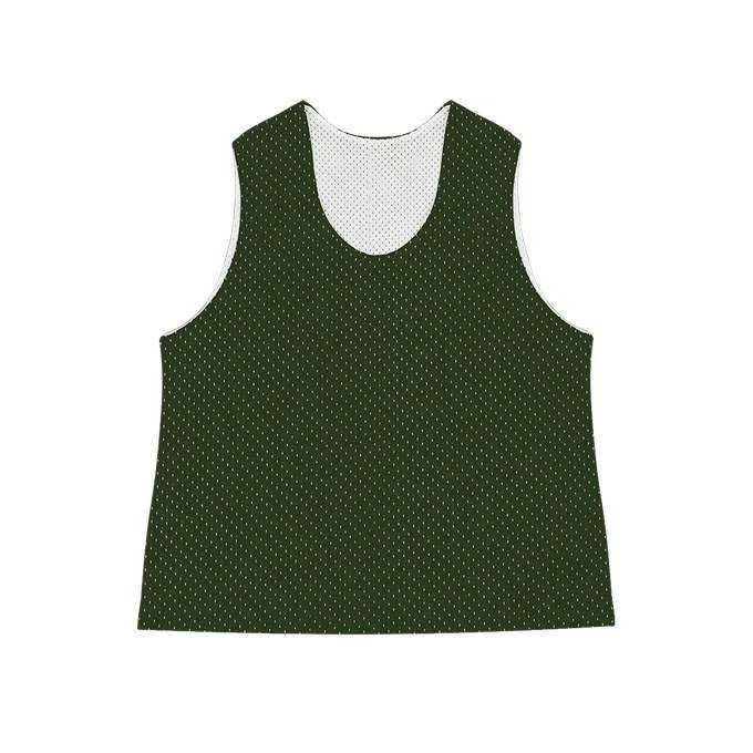 C2 Sport 5260 Mesh Reversible Youth Pinnie - Forest White