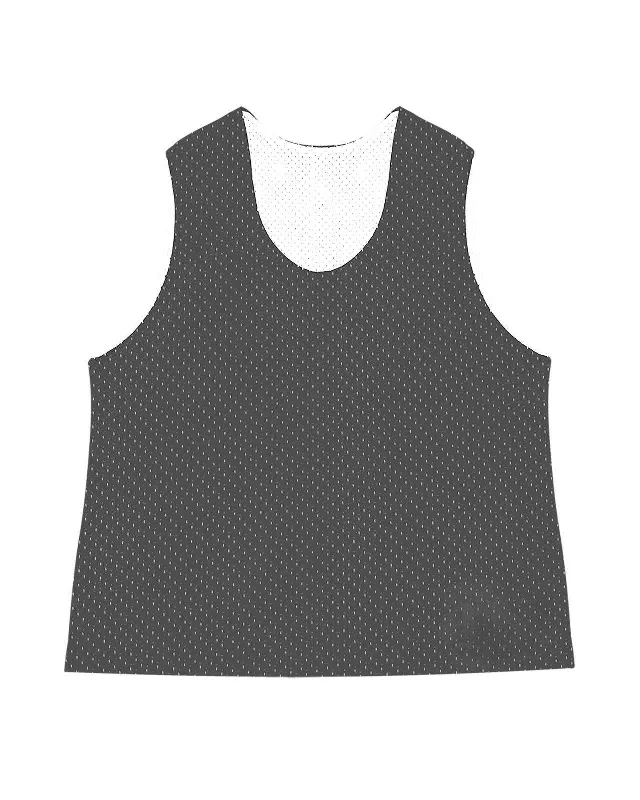 C2 Sport 5260 Mesh Reversible Youth Pinnie - Graphite White