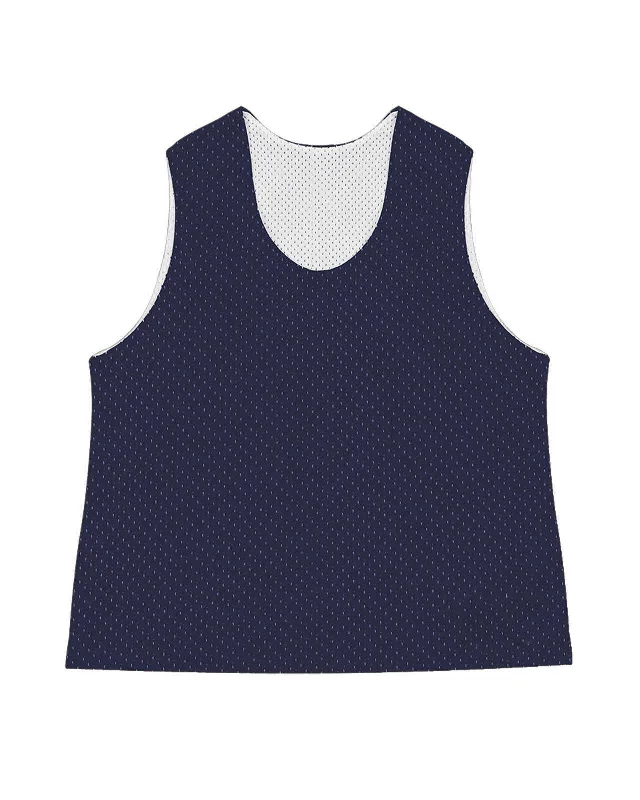 C2 Sport 5260 Mesh Reversible Youth Pinnie - Navy White