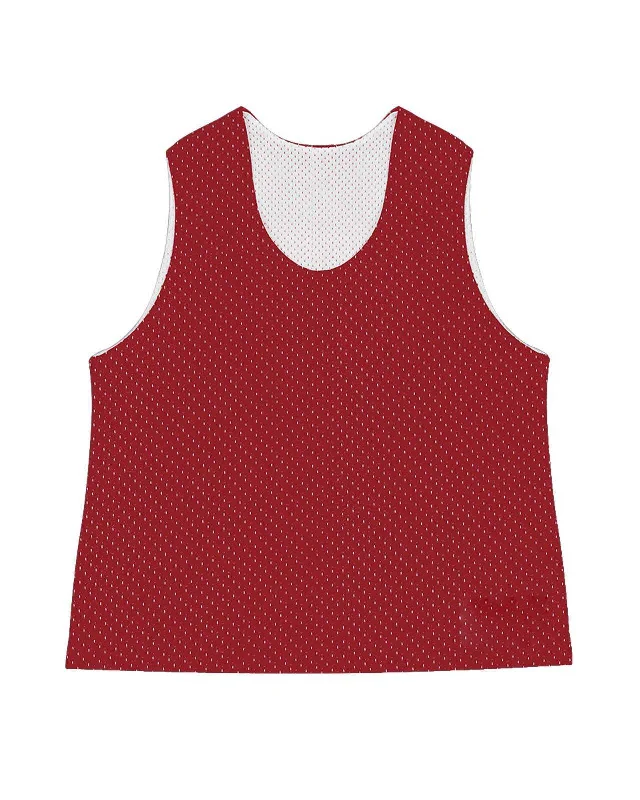 C2 Sport 5260 Mesh Reversible Youth Pinnie - Red White