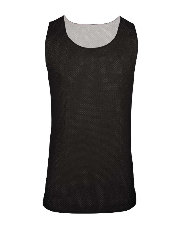 C2 Sport 5678 Reversible. Mesh Womens Tank  - Black White