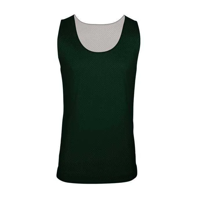 C2 Sport 5678 Reversible. Mesh Womens Tank  - Forest White