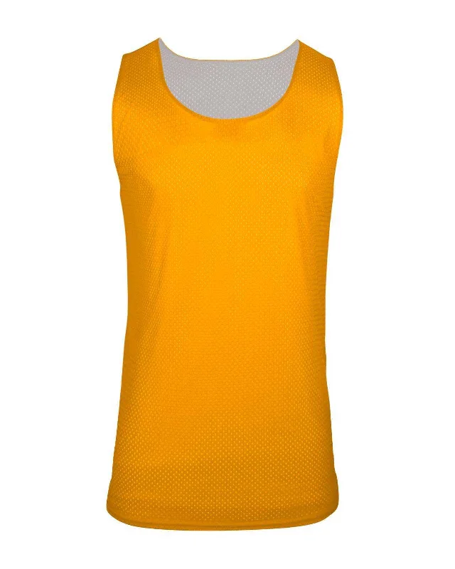 C2 Sport 5678 Reversible. Mesh Womens Tank  - Gold White