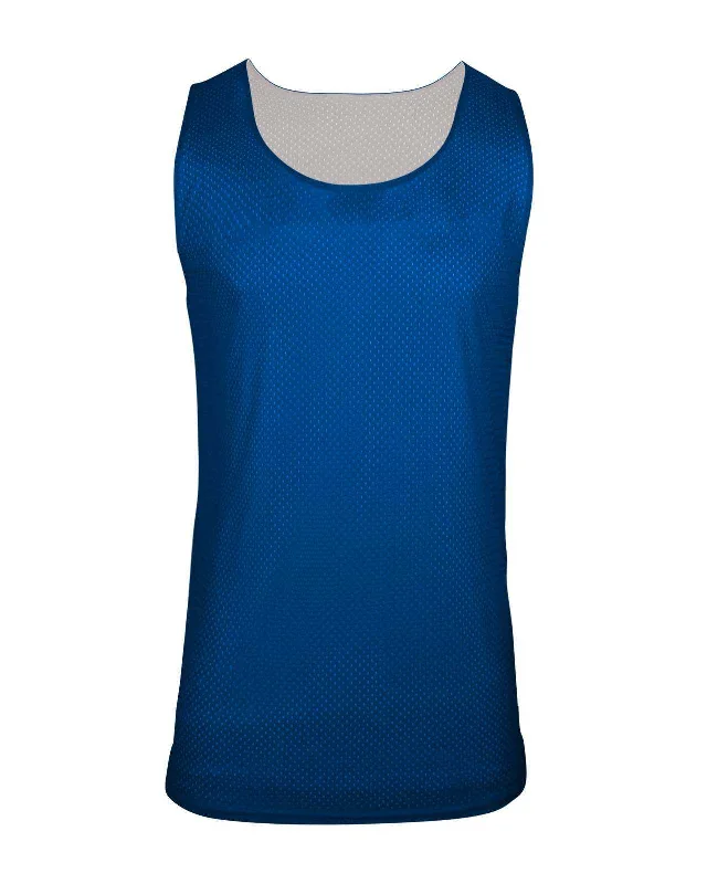 C2 Sport 5678 Reversible. Mesh Womens Tank  - Royal White