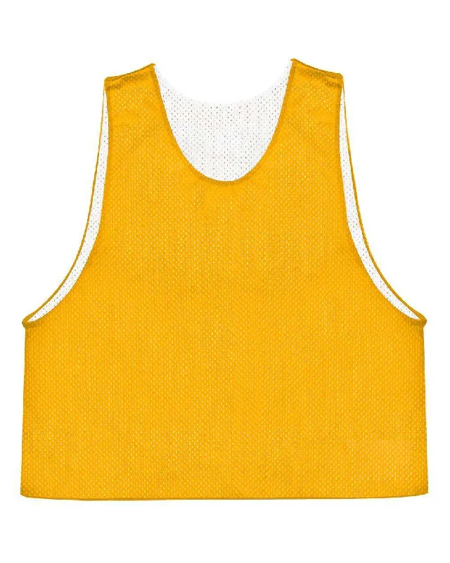 C2 Sport 5760 Mesh Reversible Pinnie - Gold White