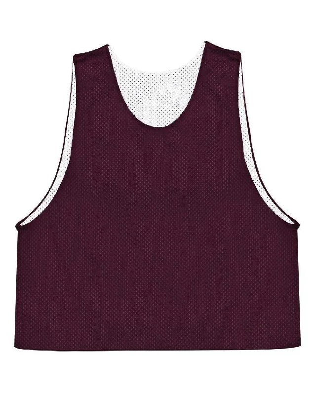 C2 Sport 5760 Mesh Reversible Pinnie - Maroon White