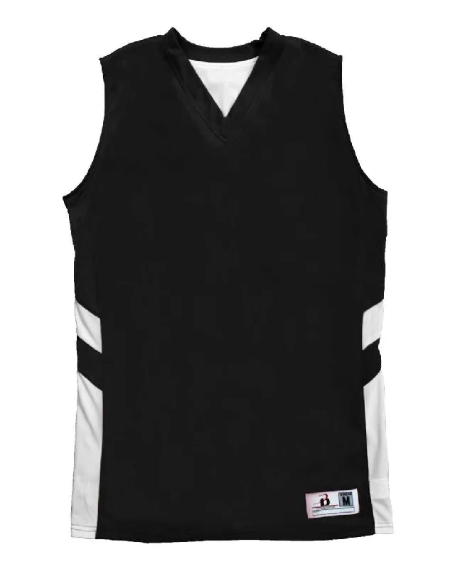 Badger Sport 8966 B-Pivot Reversable Ladies Tank - Black White