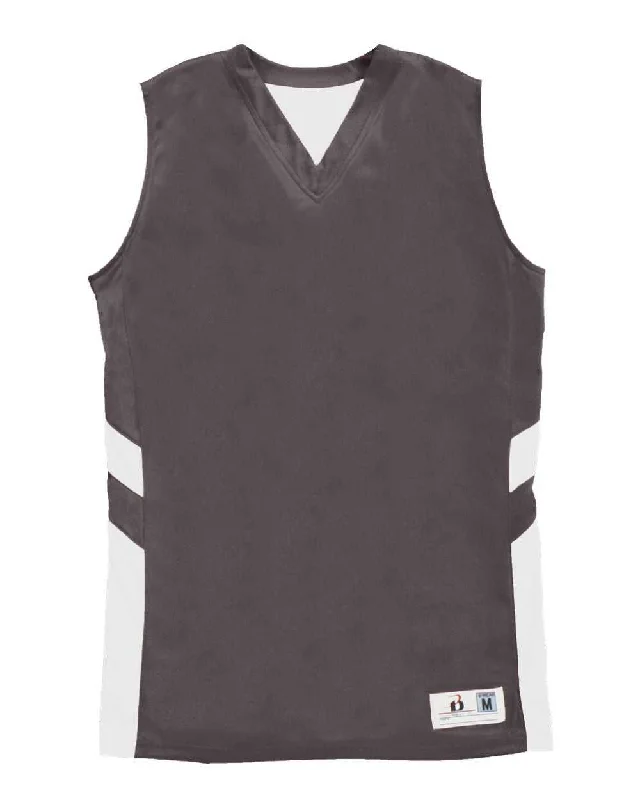 Badger Sport 8966 B-Pivot Reversable Ladies Tank - Graphite White