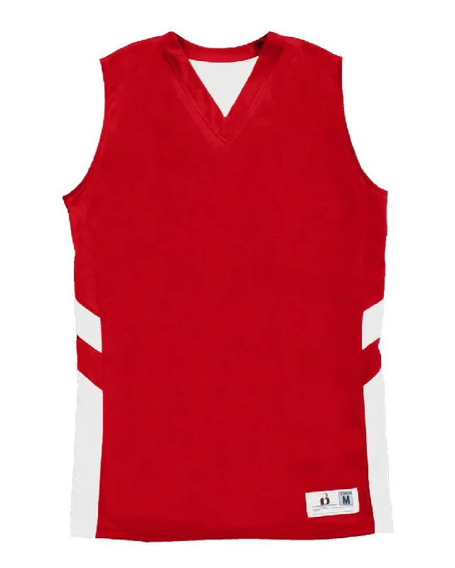 Badger Sport 8966 B-Pivot Reversable Ladies Tank - Red White