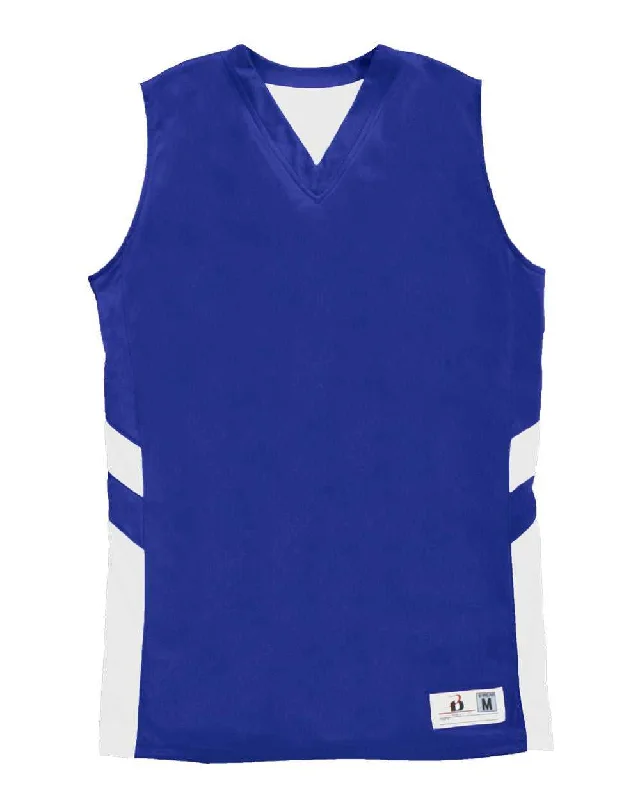 Badger Sport 8966 B-Pivot Reversable Ladies Tank - Royal White