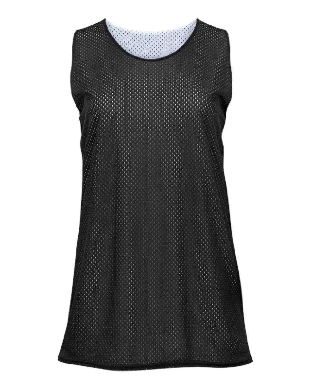 Badger Sport 8978 Ladies Reversible Tank - Black White