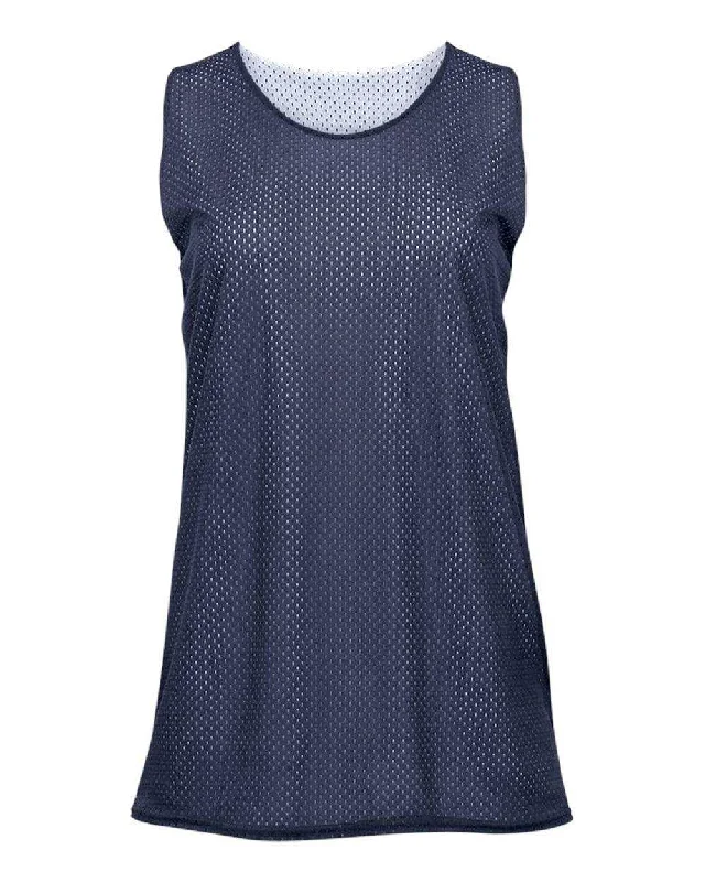 Badger Sport 8978 Ladies Reversible Tank - Navy White