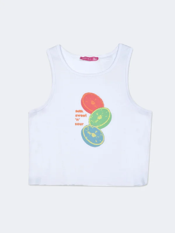 Bodytalk Girls Lifestyle Tank White/Multi