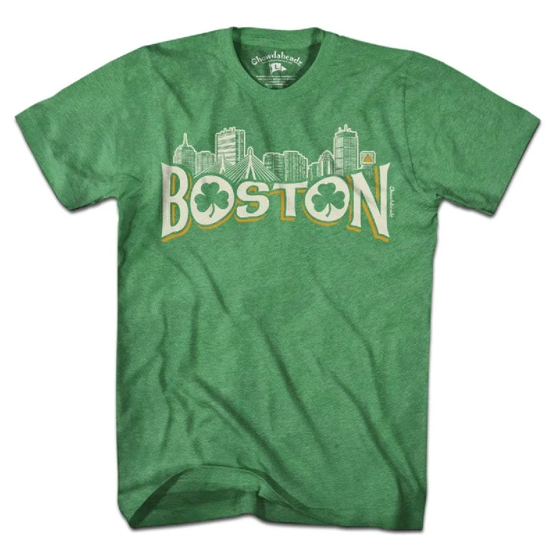 Boston Irish Skyline T-Shirt