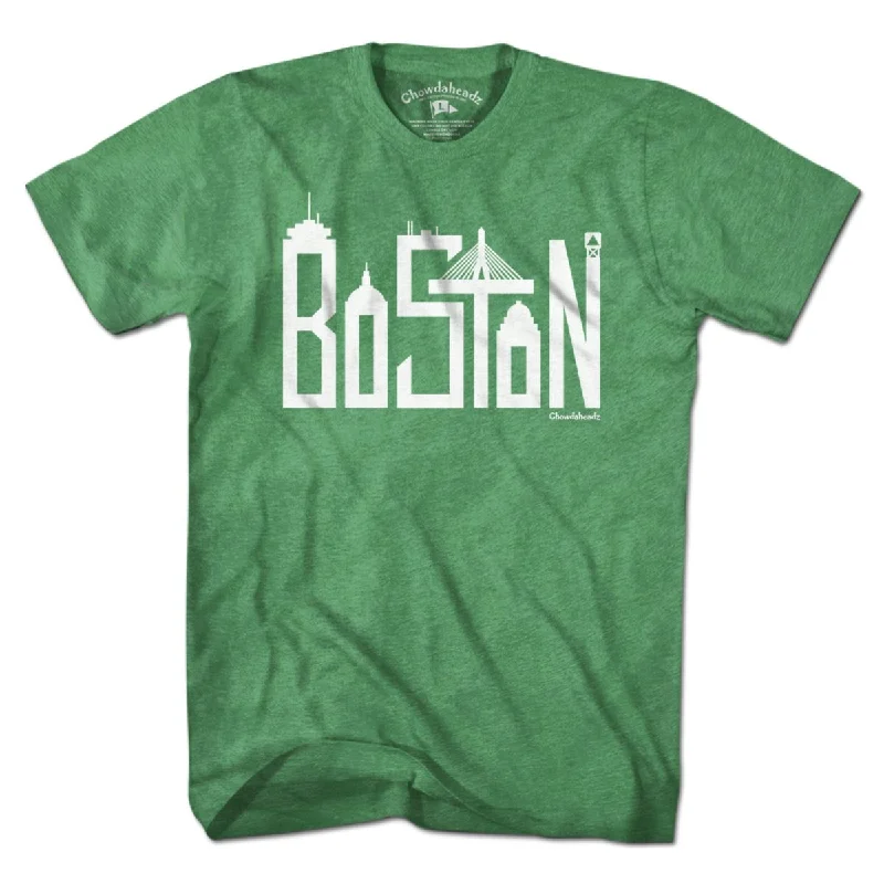 Boston Team Skyline Letters T-shirt