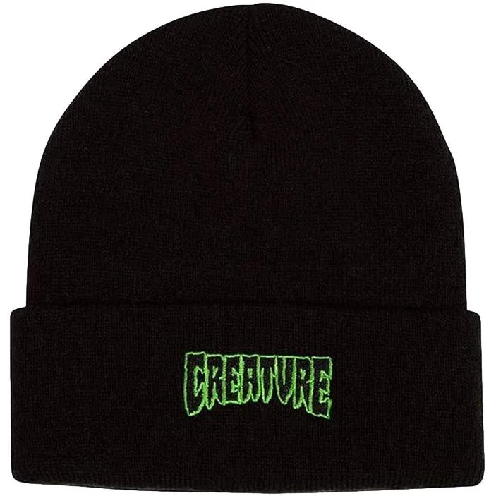 Creature Logo Beanie Black