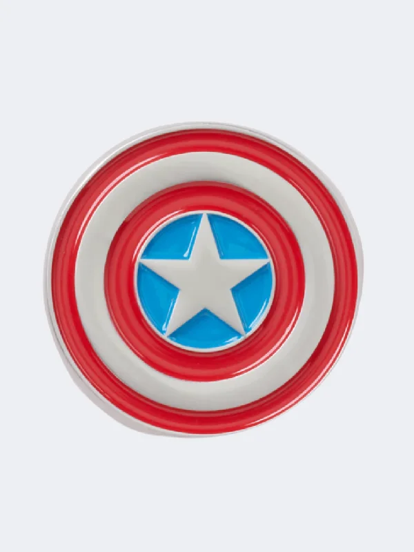 Crocs Captain America 1 Unisex Lifestyle Pins White/Red/Blue