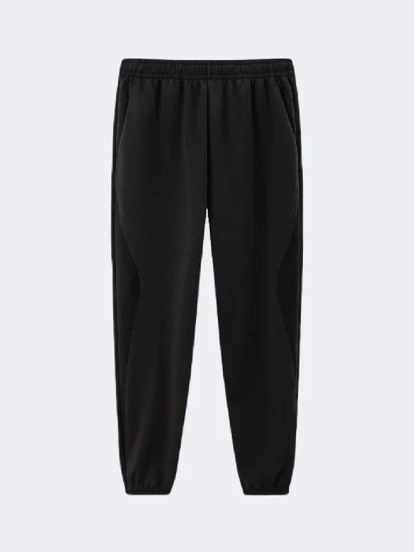 Erke Knitted Cropped Women Lifestyle Pant Black