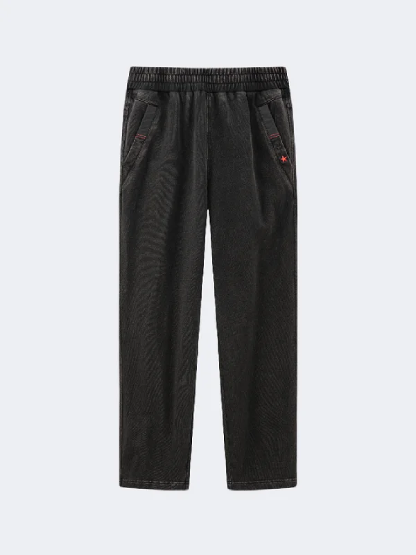 Erke Knitted Men Lifestyle Pant Black