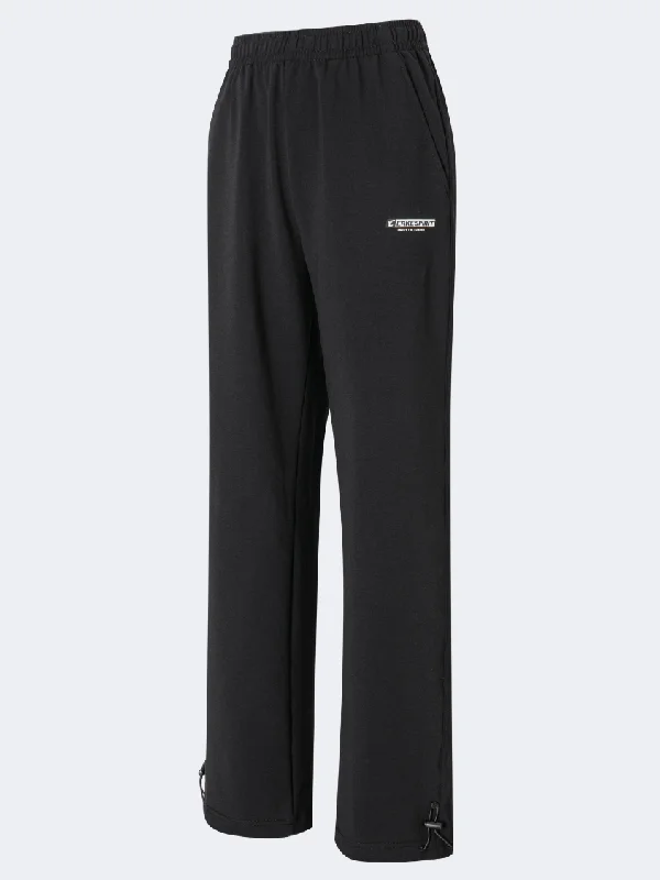 Erke Knitted Women Lifestyle Pant Black