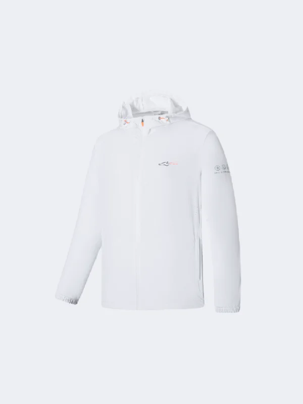 Erke Men Running Jacket White